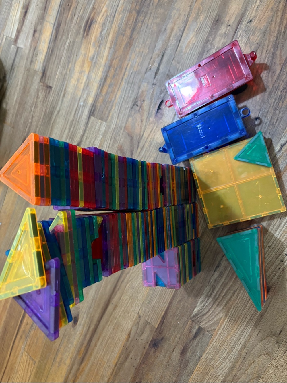 Assorted Multicolor Magnetic Building Tiles - Home Party Supplies